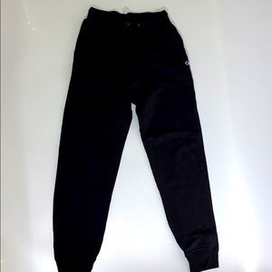 Black champion joggers